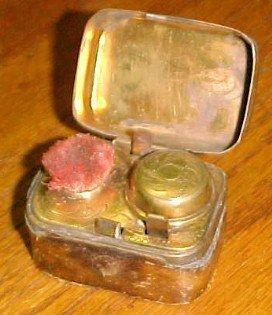 Glasgow Pin WipeTravel Inkwell - Glass