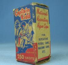 CAPTAIN KID - National Repeating Paper Caps in Original Box - toy