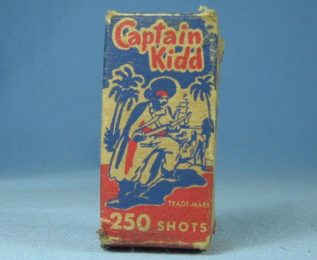 CAPTAIN KID - National Repeating Paper Caps in Original Box - toy