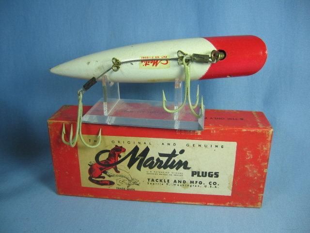 MARTIN Fishing Lure PLUG Tackle & Mfg - Sporting Fishing Bait