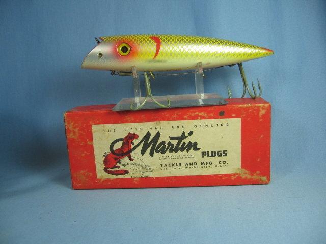 MARTIN Fishing Lure PLUG Tackle & Mfg - Sporting Fishing Bait