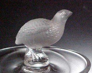 Lalique Partridge Ring Tray - Glass