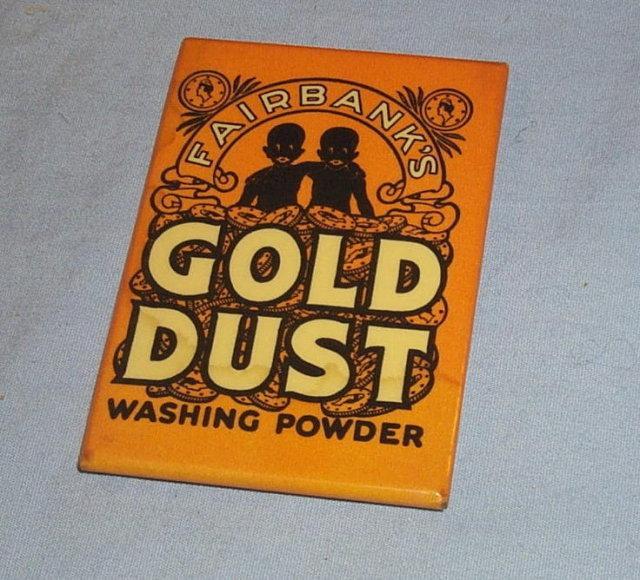 Fairbanks GOLD DUST Washing Powder Advertising Pocket Mirror - Ethnographic