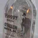 HOPALONG CASSIDY O'Fallon Clear Glass Bottle - Advertising