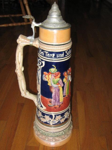 German Master STEIN - Simon Peter Gerz - Antique Stoneware pottery