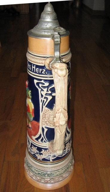 German Master STEIN - Simon Peter Gerz - Antique Stoneware pottery