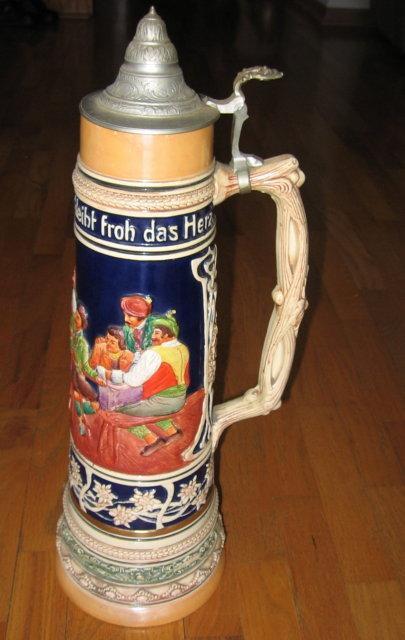 German Master STEIN - Simon Peter Gerz - Antique Stoneware pottery