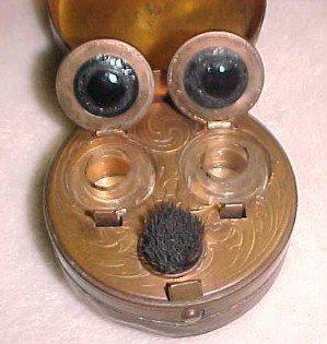 Travel Inkwell Leather Case - Glass