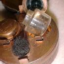 Pen Wipe DoubleTravel Inkwell Leather Case - Glass
