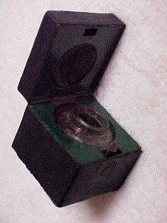 Travel Inkwell Ink Stand - Glass