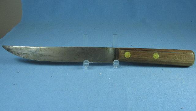 Kitchen Antique Wooden Handle Kitchen KNIFE by OLESON