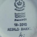 Pottery Royal Copenhagen 18-2010 Mini Plate REBILD BAKKL