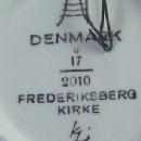Pottery Royal Copenhagen 17/2010 Mini Plate FREDERIKSBERG KIRKE