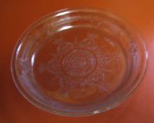 Antique Kitchen FIRE-KING Glass Pie Baker