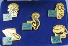 Walt Disney Classic Collectibles 5th ANNIVERSARY Pin Group 1992-1996 MIB