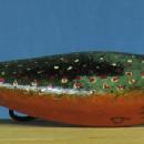 Ray Hansen - Cheboygan, MI Hand Carved Wooden Decoy Fish Lure - sporting