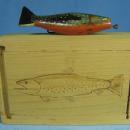 Ray Hansen - Cheboygan, MI Hand Carved Wooden Decoy Fish Lure - sporting