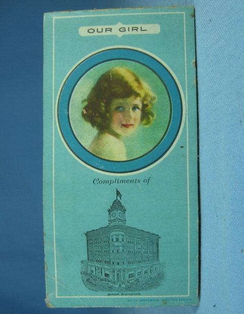 Sewing Needle Advertising Book - Vintage TRAVERSE CITY STATE Bank - textiles
