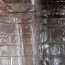 SANTA CLAUS Chimney Candy Container - Glass