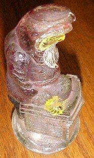 SANTA CLAUS Chimney Candy Container - Glass