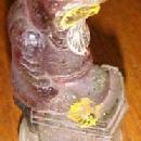 SANTA CLAUS Chimney Candy Container - Glass