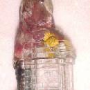 SANTA CLAUS Chimney Candy Container - Glass