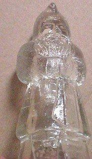 SANTA CLAUS Candy Container - Glass