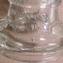 SANTA CLAUS Candy Container - Glass