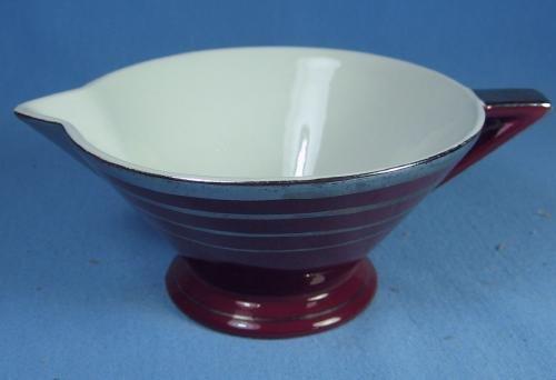 Salem Pottery Pottery SPARKLING BURGANDY Cream Pitcher