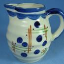 Vintage ART DECO Ringed Pottery Porcelain Pitcher