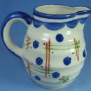 Vintage ART DECO Ringed Pottery Porcelain Pitcher