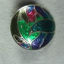 Jewelry Signed Berebi LOVE BIRD Enameled Earrings - Vintage Estate Jewelry