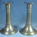 Old Berkeley Pewter CANDLE STICKS - metalware