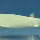 Hand Carved Working FISH DECOY - unpainted Peterson - Vintage Sporting