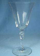 old Vintage Fostoria TWISTED STEM Wine Glass Stemware