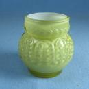Northwood Art Glass LEAF UMBRELLA Toothpick Holder