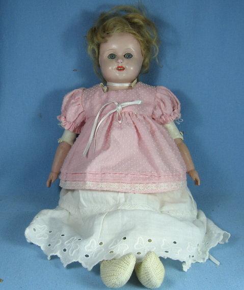 Antique German MINERVA Doll - Antique Kid Body Toy