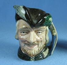 Royal Doulton Mini ROBIN HOOD Miniature Toby Mug - Antique Porcelain