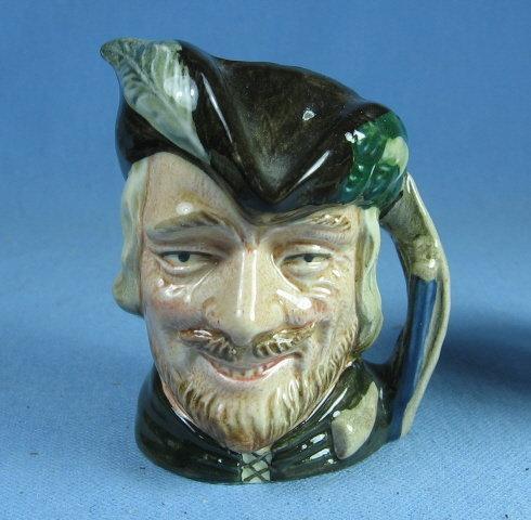 Royal Doulton Mini ROBIN HOOD Miniature Toby Mug - Antique Porcelain
