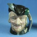 Royal Doulton Mini ROBIN HOOD Miniature Toby Mug - Antique Porcelain