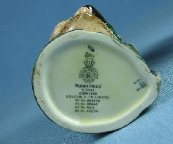 Royal Doulton Mini ROBIN HOOD Miniature Toby Mug - Antique Porcelain