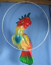 Pottery Tropical BIRD Figurine - Vintage Porcelain