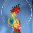 Pottery Tropical BIRD Figurine - Vintage Porcelain