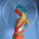 Pottery Tropical BIRD Figurine - Vintage Porcelain