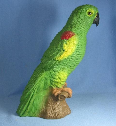 Tropical BIRD Porcelain Figurine - Vintage Pottery