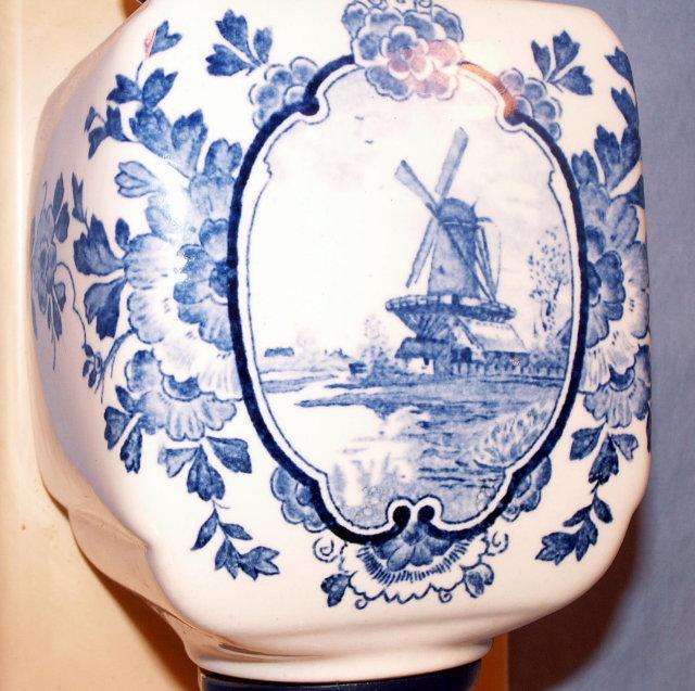 Dutch Made DELFT Porcelain Coffee Grinder