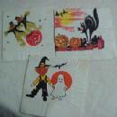 1950's Halloween Napkins and Plates - Paper