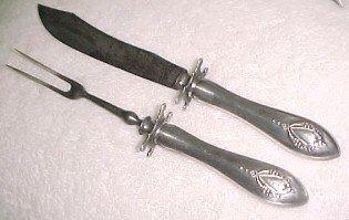 Sterling Berry Fruit Fork - Silver