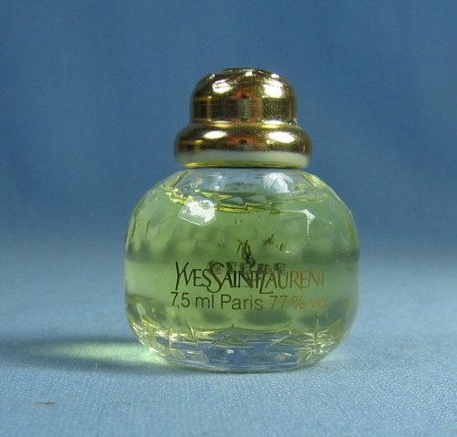 CARVEN Parfum Glass Dobber- Paris France Bottle - Vintage Miniature Perfume Parfum Bottle