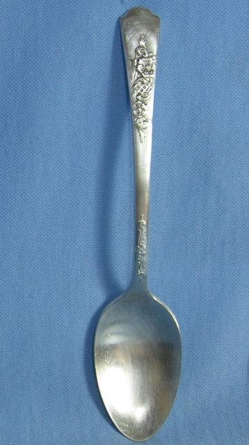 Williams Bros WOOD ROSE Silverplate Teaspoon
